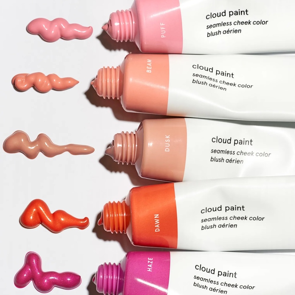 Glossier cloud paint in shade beam